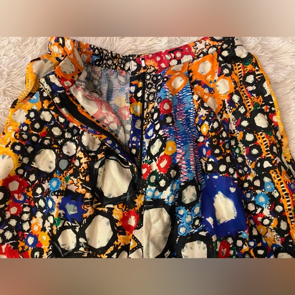 Saaksha & Kinni Blue Printed Mirror Trousers XS - Picture 9 of 16